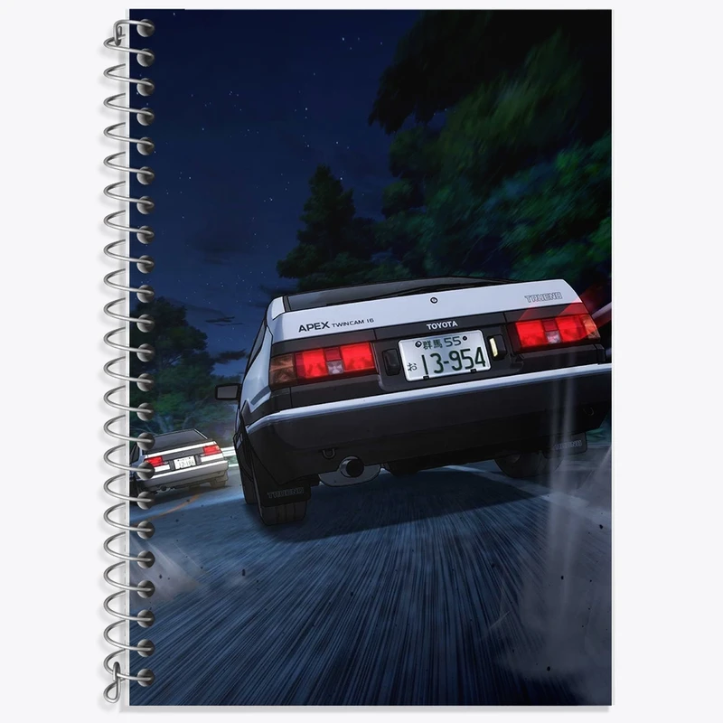 دفتر زبان 50 برگ خندالو مدل دو خط طرح مسابقه اتومبیل رانی کد F1953