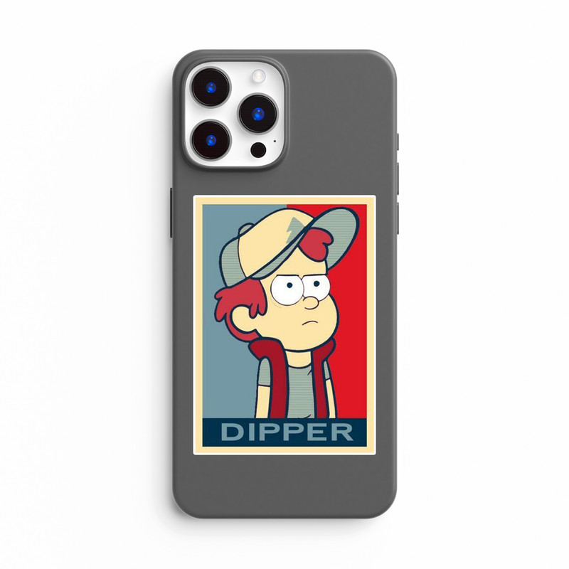 استیکر لپ تاپ و موبایل بووم طرح Dipper مدل RB کد FR35