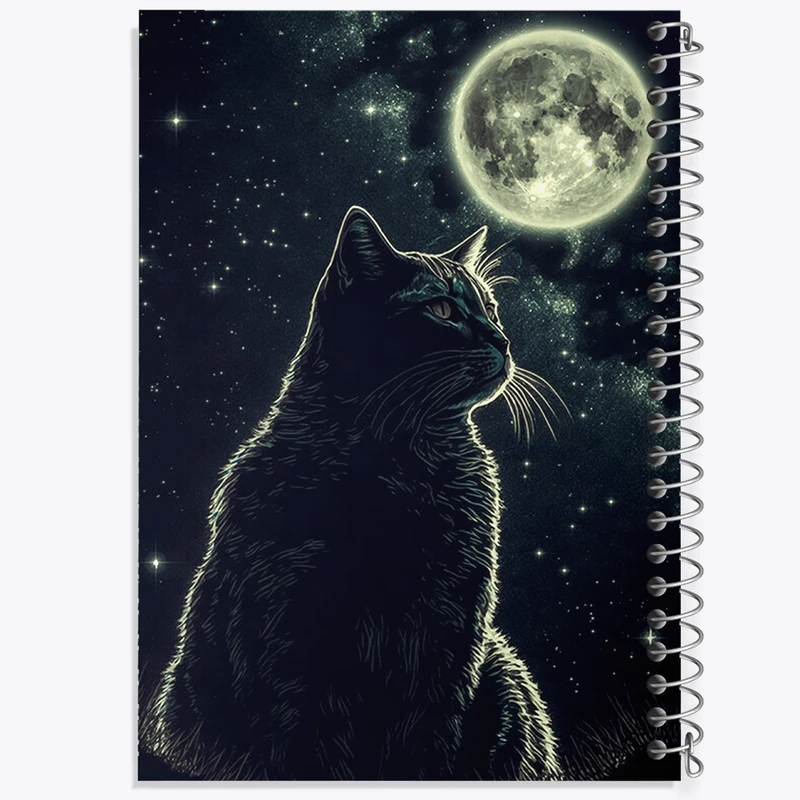 دفتر نت موسیقی 50 برگ خندالو مدل گربه (Cat) کد F984