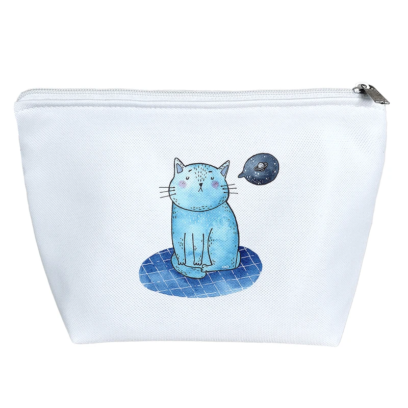 کیف لوازم آرایش دخترانه خندالو مدل گربه کد 419