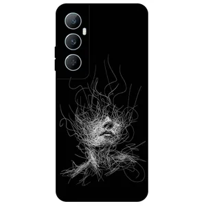 Megafone Face Sketch 7423 Cover For Realme C65 4G