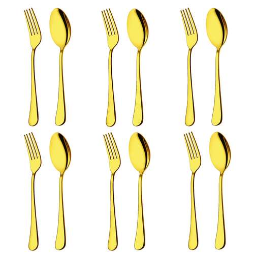 سرویس قاشق و چنگال غذاخوری 12 پارچه کد Un144