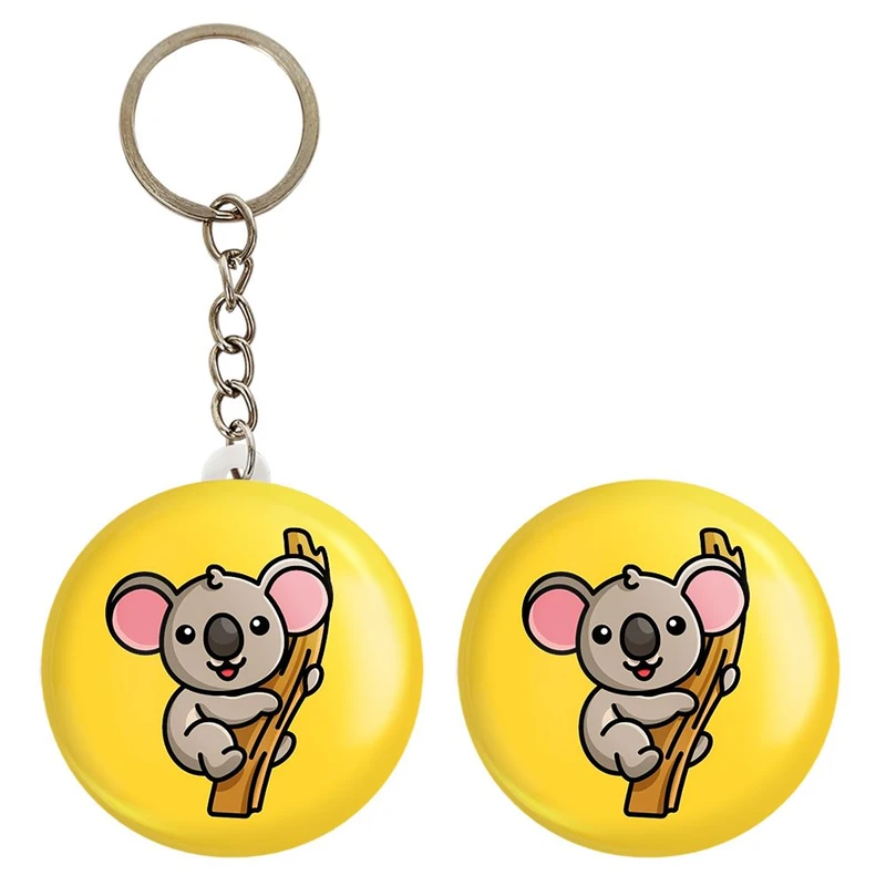 پیکسل خندالو مدل حیوانات بامزه کوالا کد 28179 به همراه جاکلیدی