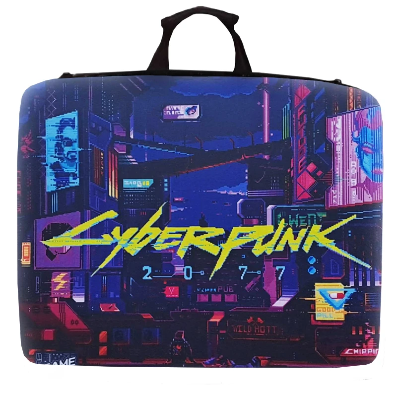 کیف حمل کنسول پلی استیشن ۴ اسلیم مدل Cyberpunk PS4145 slim