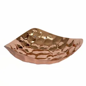 میوه خوری مسی مدل بدون پایه مدرن کد ZH341.1