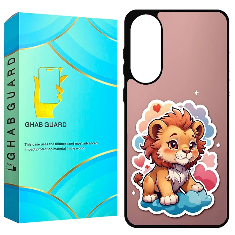 کاور قاب گارد طرح بچه شیر مدل S25EG مناسب برای گوشی موبایل سامسونگ Galaxy S25 Edge
