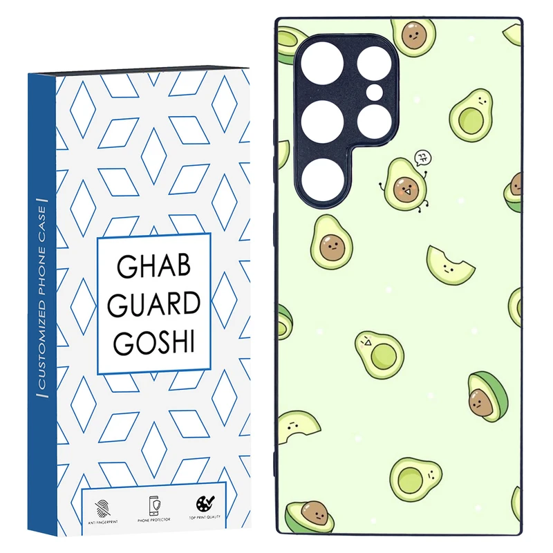 کاور قاب گارد گوشی طرح آووکادو کد TPU-259 مناسب برای گوشی موبایل سامسونگ Galaxy S24 ULTRA