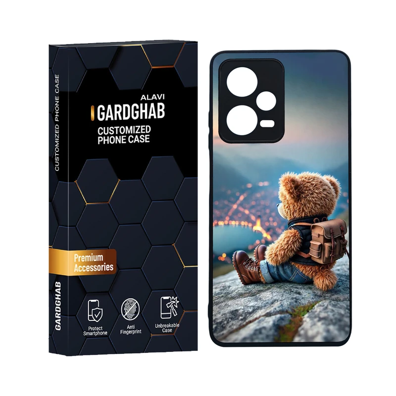 کاور گارد قاب علوی مدل دورژله ای کارتنی و انیمه مناسب برای گوشی موبایل شیائومی Redmi Note 12 Pro 5G