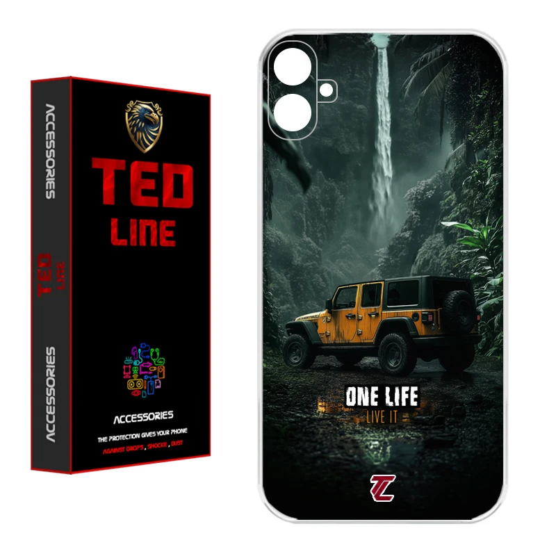 کاور تدلاین طرح ماشین آفرود کد 1119 مناسب برای گوشی موبایل سامسونگ Galaxy A07