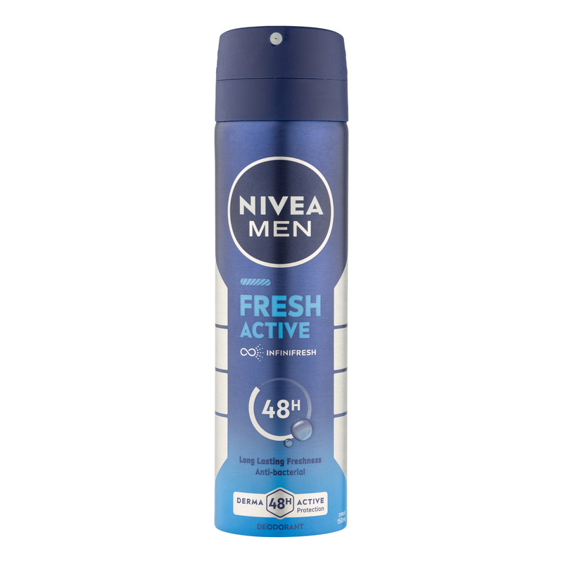 اسپری دئودورانت مردانه نیوآ مدل Fresh active حجم 150 میلی لیتر