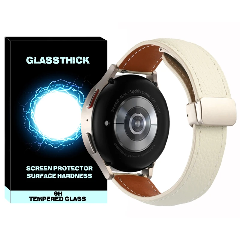 بند گلستیک مدل Mag Leather GL TW مناسب برای ساعت هوشمند ناتینگ CMF Watch Pro 2 22mm