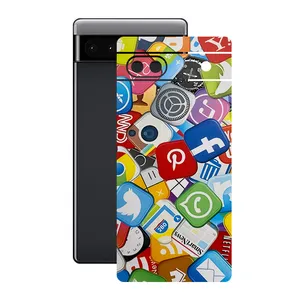 Glass cover sticker Leth model social design suitable for Google Pixel 6a mobile phone