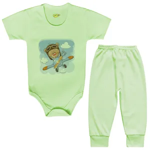 ست بادی و شلوار نوزادی کارانس مدل BSTG-3144