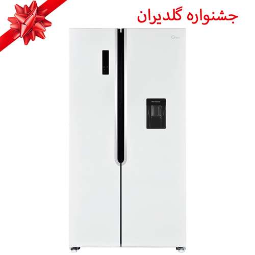 یخچال و فریزر 28 فوت ساید بای ساید جی پلاس مدل GSS-M7525W - مخصوص جشنواره گلدیران