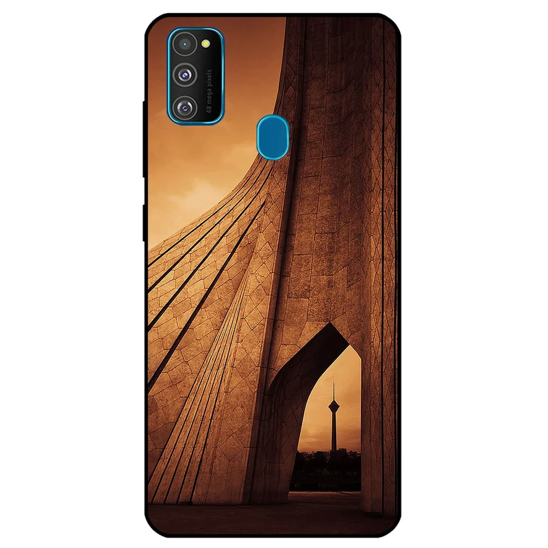 کاور مگافون طرح آزادی مدل 1901 مناسب برای گوشی موبایل سامسونگ Galaxy M21 / M30 S          