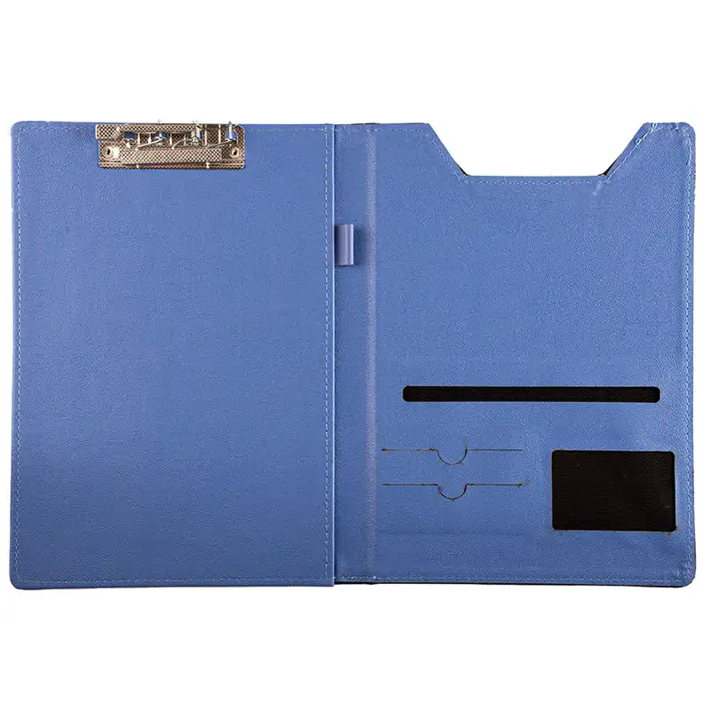 تخته شاسی مدل چرمی جیب دار رنگی تاشو سایز A4