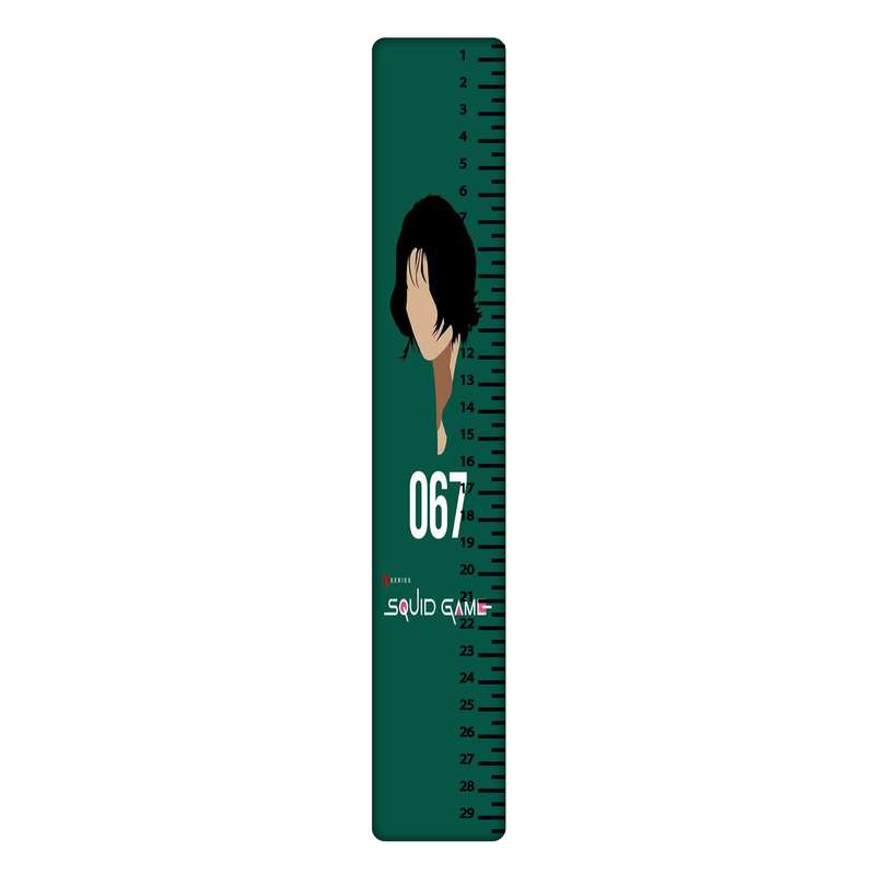 خط کش 30 سانتی متر طرح Squid Game کد 2172