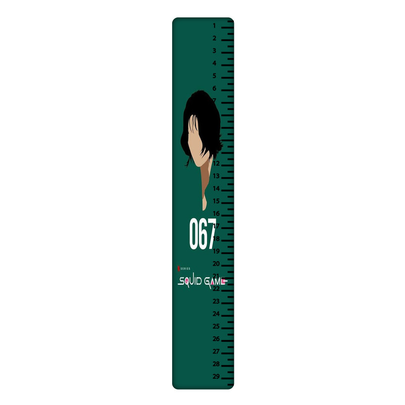 خط کش 30 سانتی متر طرح Squid Game کد 2172