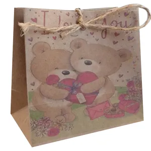 پاکت هدیه مدل عشق خرسی مجموعه 50 عددی