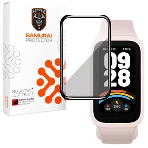 محافظ صفحه نمایش سامورایی مدل Pama مناسب برای ساعت هوشمند شیائومی Smart Band 9 Active