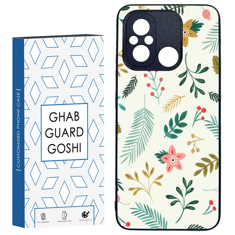 کاور قاب گارد گوشی طرح گل کد TPU-036 مناسب برای گوشی موبایل شیائومی REDMI 12C / POCO C55