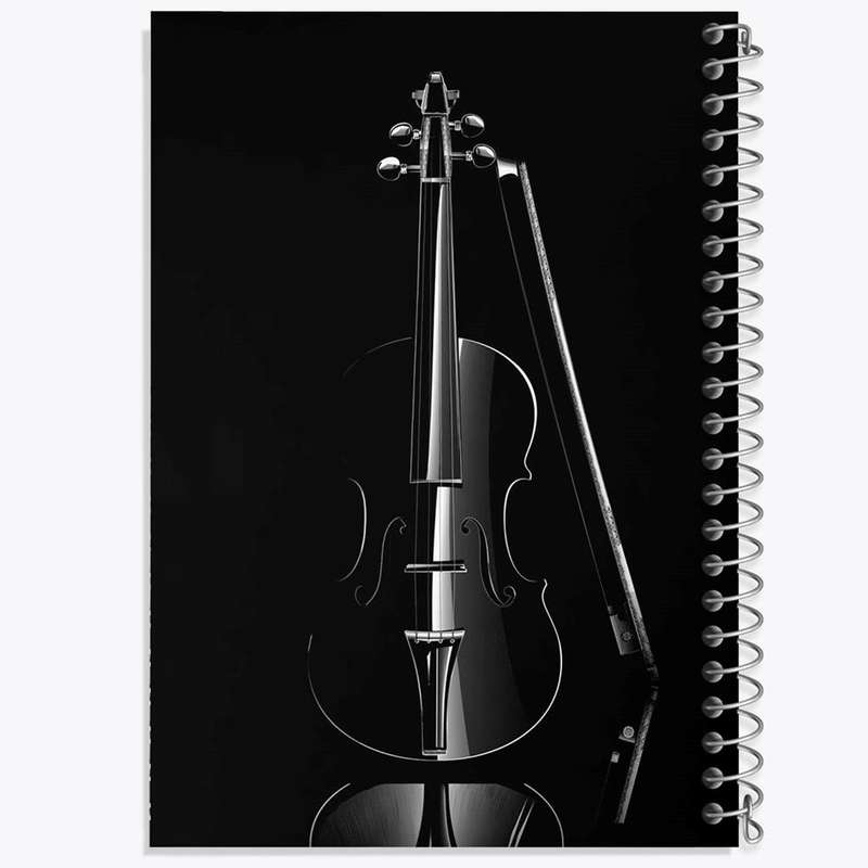 دفتر نت موسیقی 50 برگ خندالو مدل ویولن Violin کد 27951 دفتر نت موسیقی 50 برگ خندالو مدل ویولن Violin کد 27951