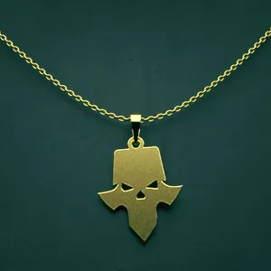 گردنبند طلا 18 عیار زنانه مدوپد مدل جمجمه کد K2-1-1031