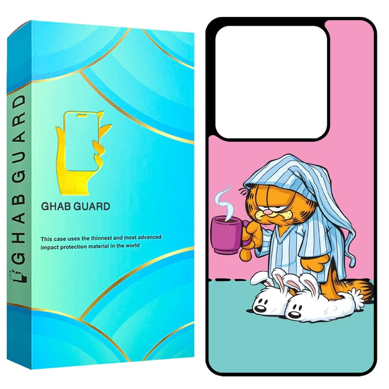 کاور قاب گارد طرح گارفیلد مدل GCHPX6 مناسب برای گوشی موبایل شیائومی Redmi Note 13 Pro 5G / Poco X6 5G
