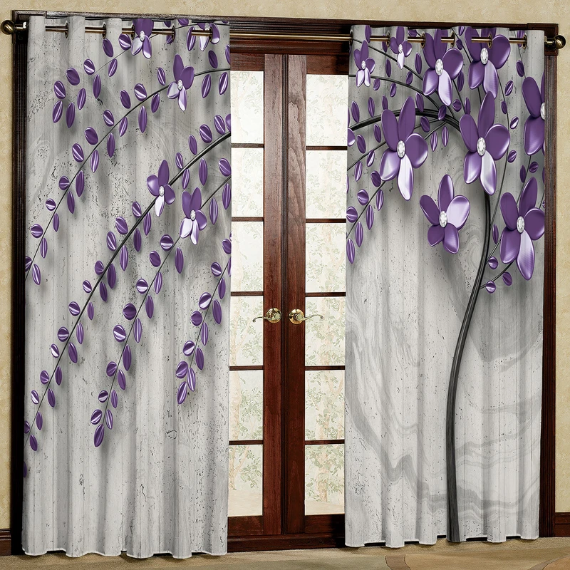 پرده مدل مخمل پانچی کد 1244aT2 سایز 200x140 سانتی متر