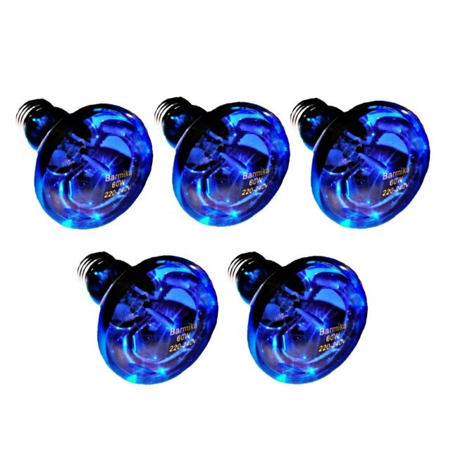 لامپ گرمایشی ۶۰ وات بارمیکا مدل HA95 پایه E27 بسته ۵ عددی