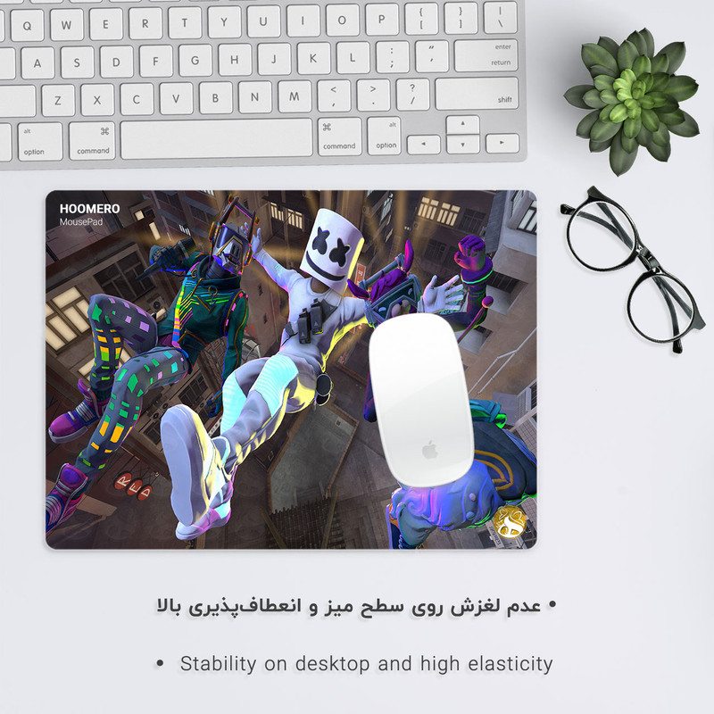 ماوس پد هومرو مدل A4165 طرح بازی Fortnite 2
