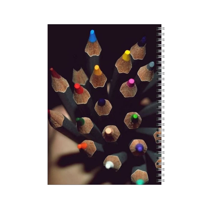 دفتر مشق 80 برگ بامبیلیپ طرح مداد رنگی های بلک لایت کد 4224820