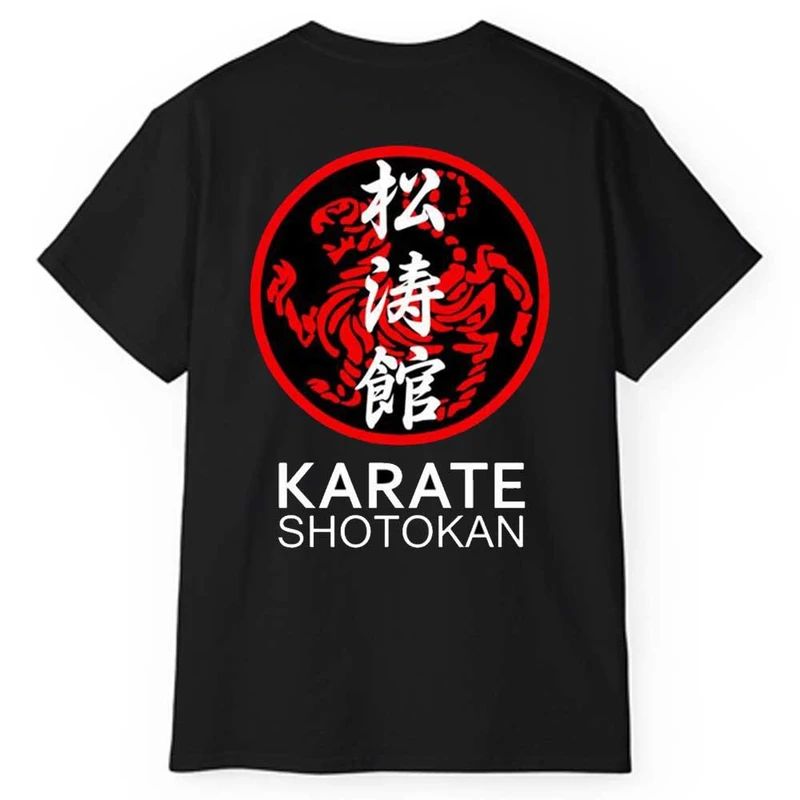 تی‌شرت آستین کوتاه مردانه پاد آفرین مدل کاراته کد 1558