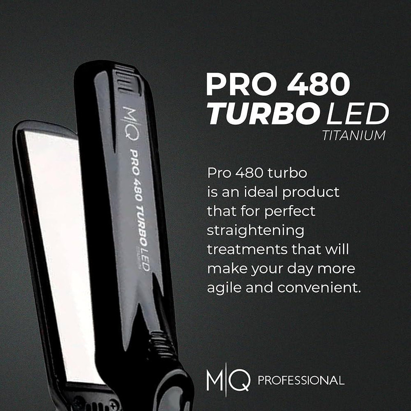 اتو و حالت دهنده ی مو ام کیو مدل pro 480 turbo led