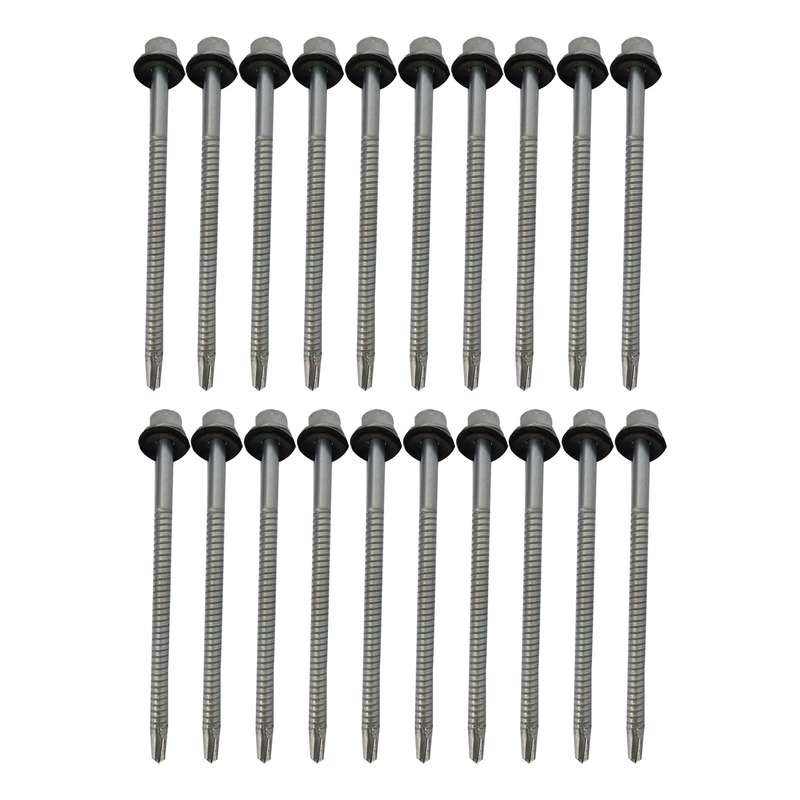 پیچ شیروانی سرمته مدل 10C مجموعه 20 عددی