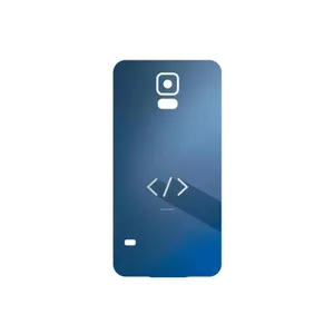 MAHOOT Minimal Coding icon Cover Sticker for Samsung Galaxy S5
