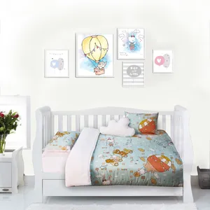 سرویس خواب 6 تکه کودک مدل خرگوش و بالن