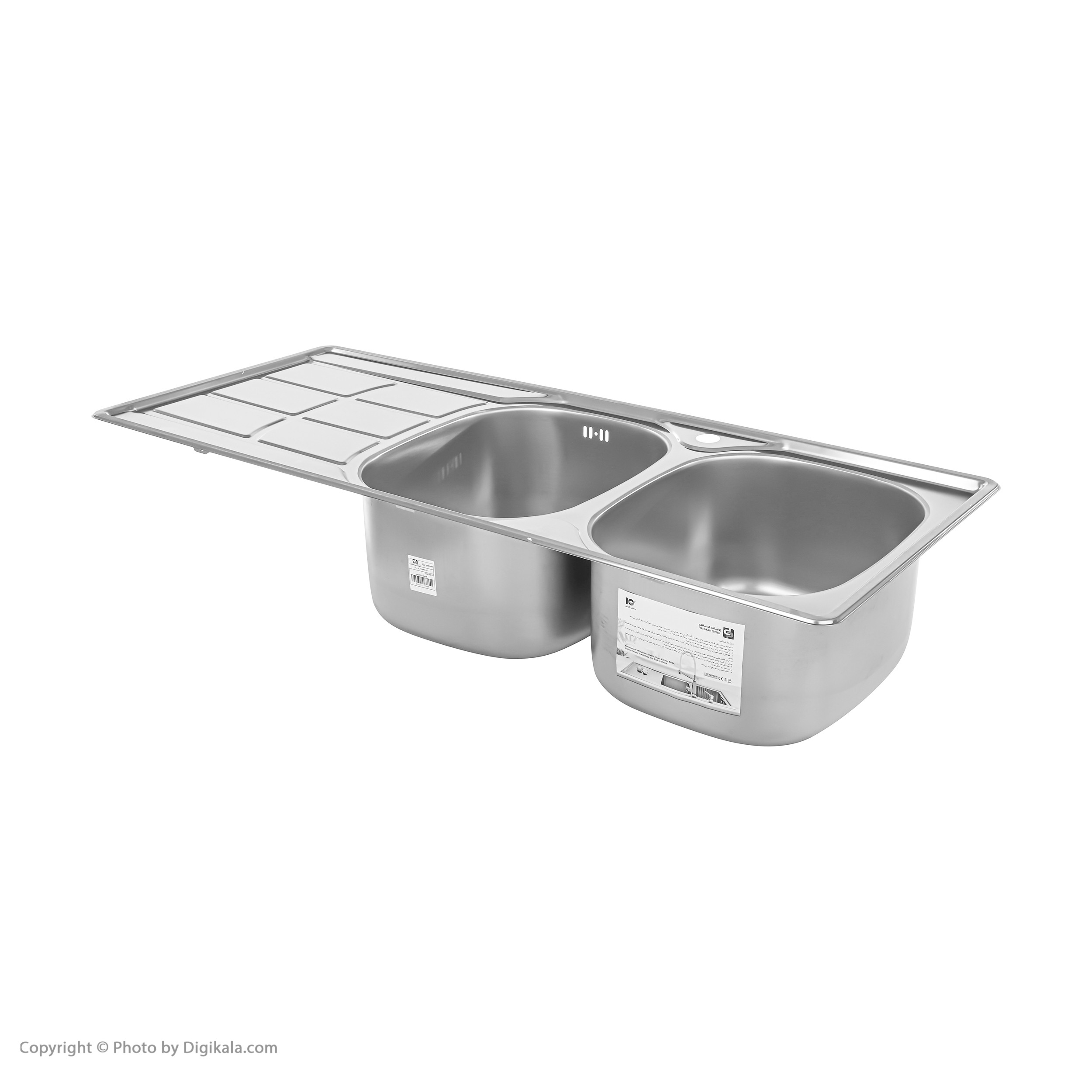 سینک ظرفشویی پرنیان استیل مدل PS 1209 توکار سینک ظرفشویی پرنیان استیل مدل PS 1209 توکار