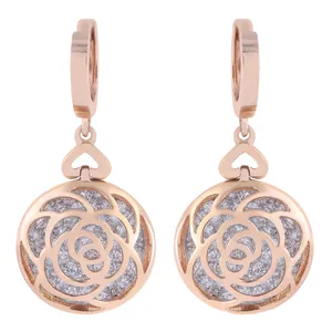 گوشواره طلا 18 عیار زنانه مدل 10875