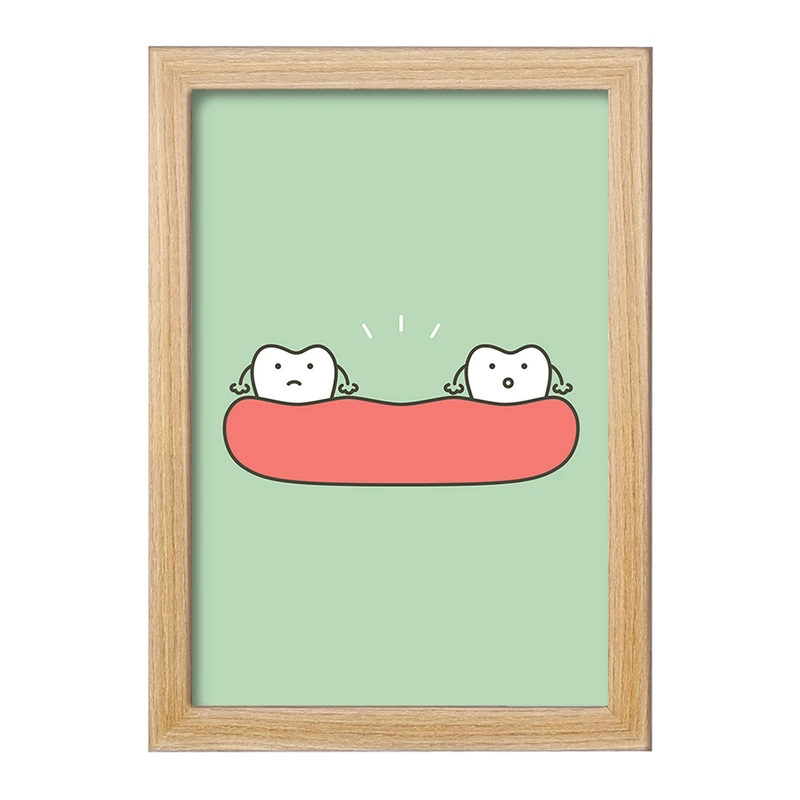 تابلو خندالو مدل دندان و دندانپزشکی کودکانه کد 27757