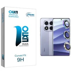 محافظ لنز گوشی کولینگ مدل Olka Ringi negin مناسب برای گوشی موبایل شیائومی Redmi note 14 Pro