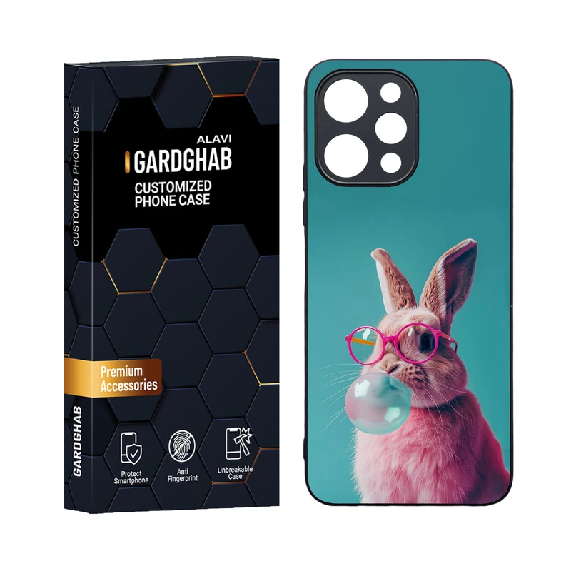 کاور گارد قاب علوی مدل دورژله ای فانتزی مناسب برای گوشی موبایل شیائومی Redmi 12 4G / 12 5G