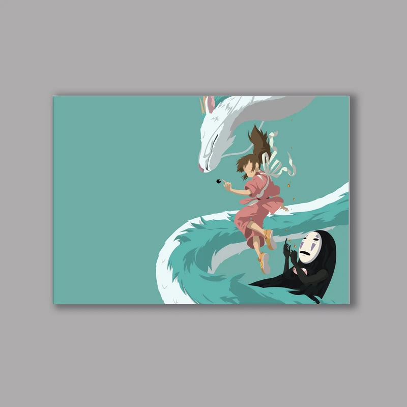 تابلو شاسی مدل انیمه شهر اشباح کد LA-10420