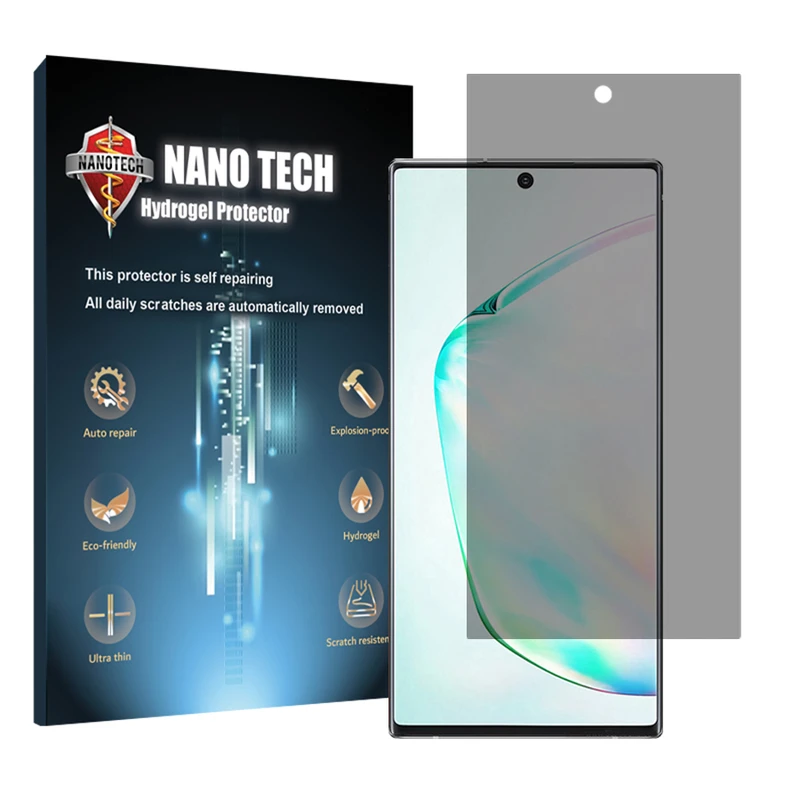 محافظ صفحه نمایش حریم شخصی نانو تک مدل Tough مناسب برای گوشی موبایل سامسونگ Galaxy Note10 Plus