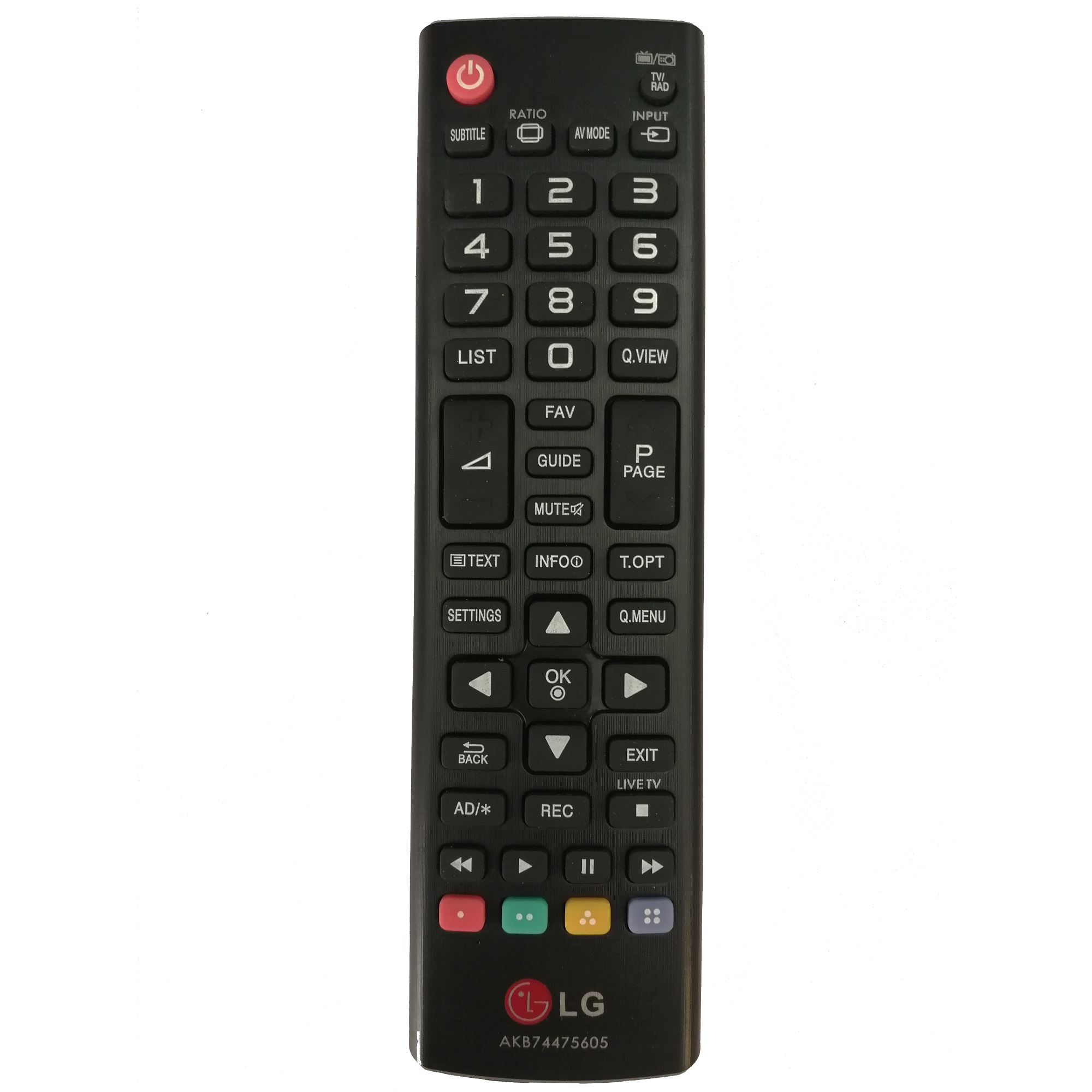 ریموت کنترل تلویزیون مدل AKB74475605