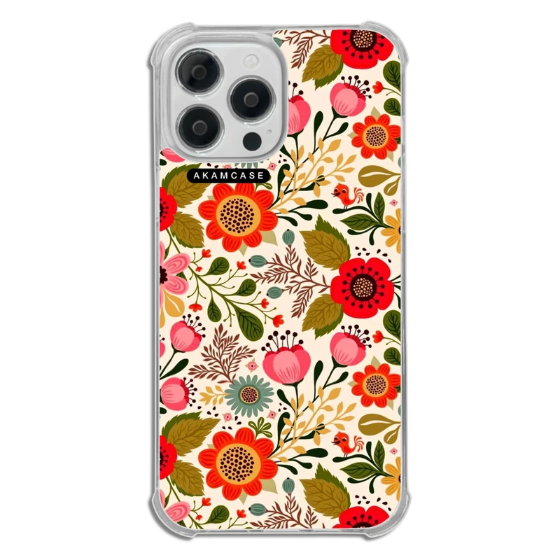 کاور آکام مدل AMC-WTA13PROMAX-FLOWERS4 مناسب برای گوشی موبایل اپل iPhone 13 Pro Max
