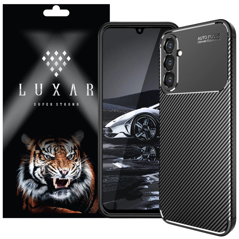 کاور لوکسار مدل a14 - Carbon Fiber مناسب برای گوشی موبایل سامسونگ Galaxy A14 