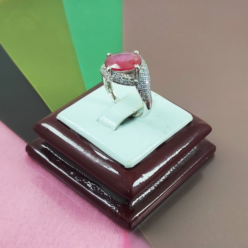 انگشتر نقره زنانه سلین کالا مدل یاقوت سرخ کد MPS-15 انگشتر نقره زنانه سلین کالا مدل یاقوت سرخ کد MPS-15