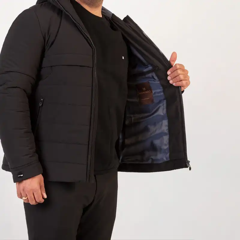 کاپشن مردانه برانگو مدل kaprice رنگ مشکی