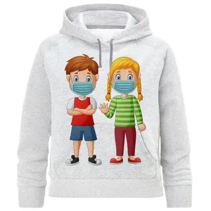 هودی دخترانه مدل عشق ماسک F954